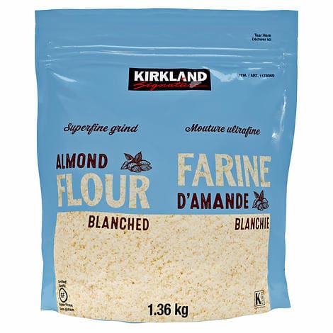 Kirkland Signature Superfine Grind Almond Flour, Blanched, 1.36 kg