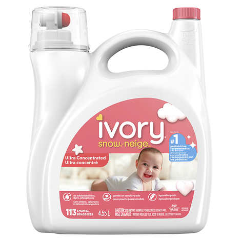 Ivory Snow Liquid Laundry Detergent 113 wash loads