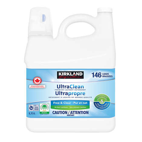 Kirkland Signature Ultra Clean Free and Clear Liquid Laundry Detergent 146 wash loads