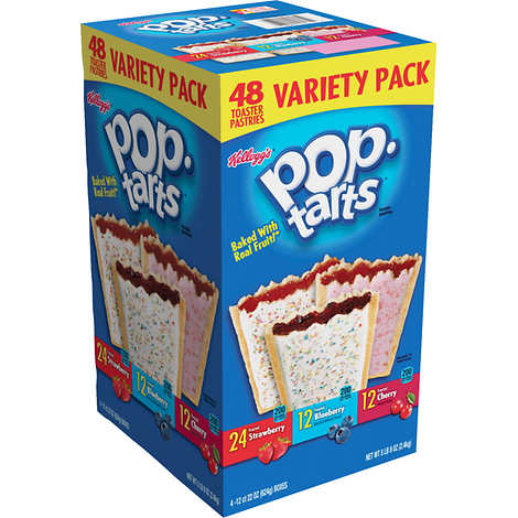Kellogg's Pop-Tarts, Variety Pack, 48-count