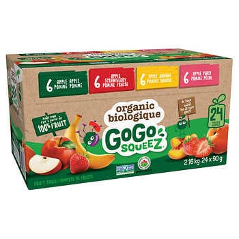 GoGo squeez Organic Fruit Sauce 24 × 90 g