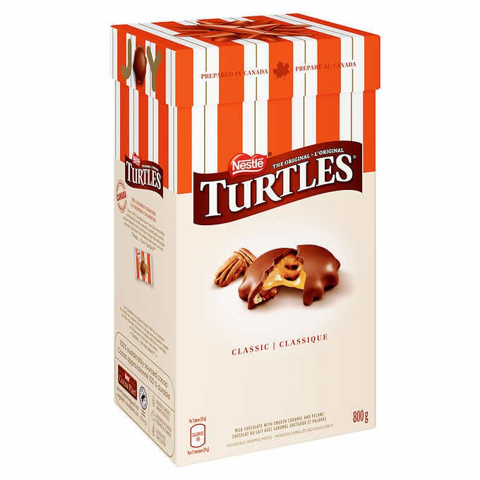 Nestlé Turtles, Milk Chocolate with Caramel and Pecans, 800 g