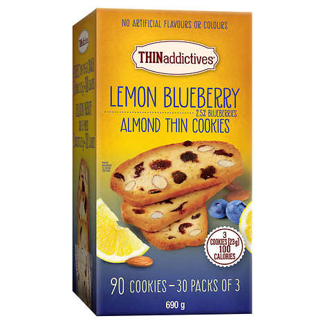 THINAddictives Lemon Blueberry Almond Cookies 690 g