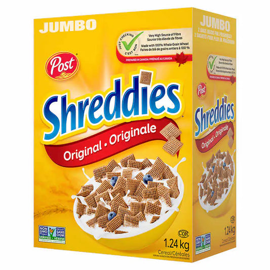 Post Shreddies Original Cereal, 1.24 kg