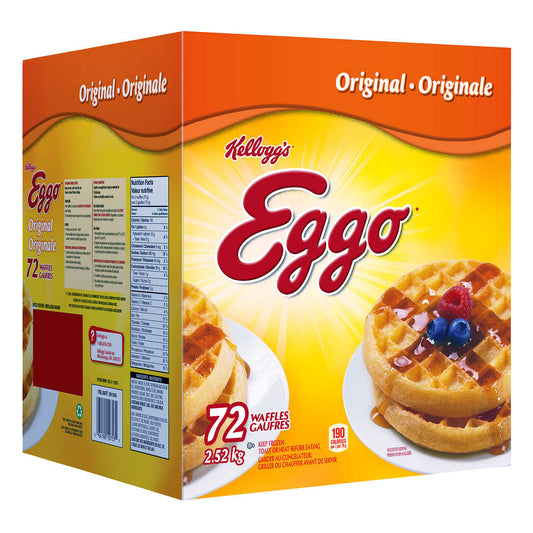 Kellogg's Eggo Frozen Waffles, 72 pk