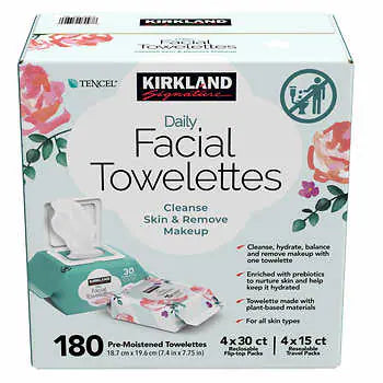 Kirkland Signature Daily Facial Towelettes