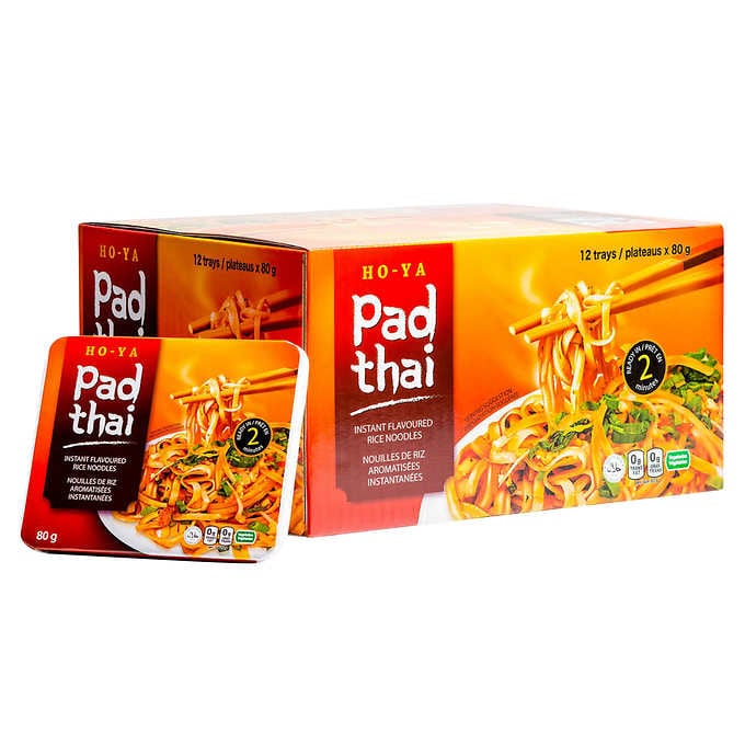 Ho-Ya Pad Thai Instant Flavored Rice Noodles Individual Packs