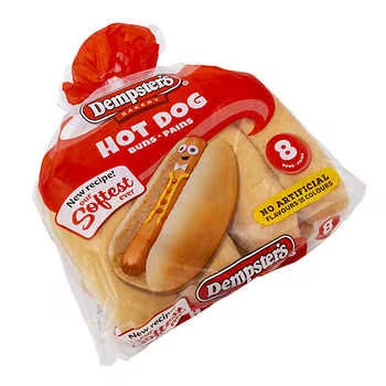 Hot Dog Buns 3 x 8PK