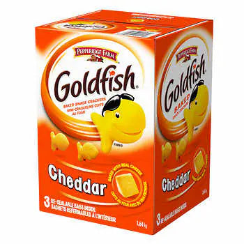 Goldfish Baked Snack Cheddar Crackers 1.64kg