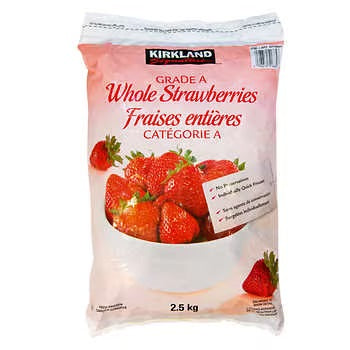 Kirkland Signature Grade A Frozen Whole Strawberries 2.5 kg
