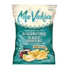 Miss Vickie’s Sea Salt and Malt Vinegar Chips 572 g