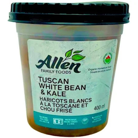 Allen Family Foods Tuscan White Bean and Kale Soup, 400ml