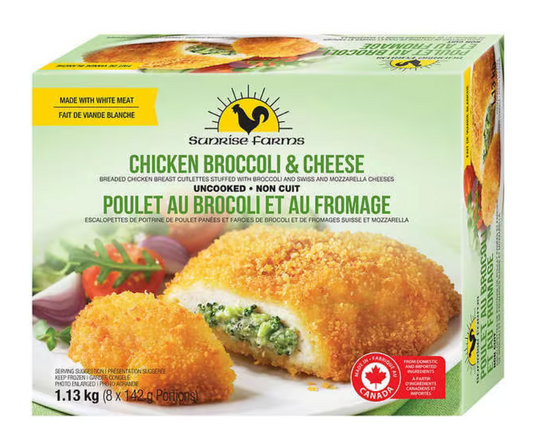 Sunrise Farms Broccoli and Cheese Stuffed Chicken Breast 1.13 kg
