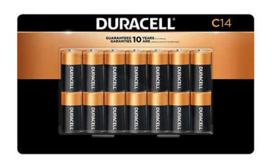 Duracell CopperTop D Batteries 14-count