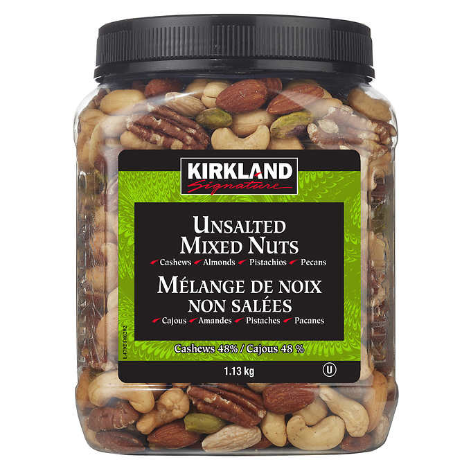 Kirkland Signature Unsalted Mixed Nuts