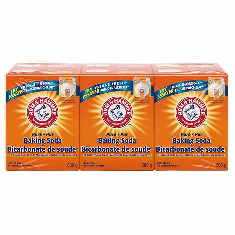 Arm & Hammer Pure Baking Soda, 500 g, 6-pack