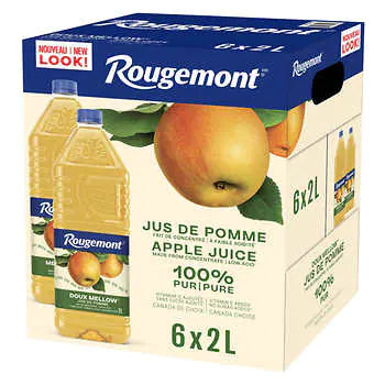 Rougemont Mellow Apple Juice 6 × 2 L