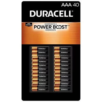 Duracell Power Boost AAA Batteries Pack of 40