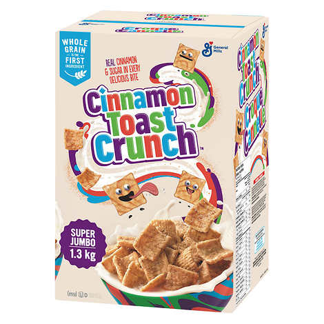 General Mills Cinnamon Toast Crunch Cereal Jumbo Pack 1.3 kg