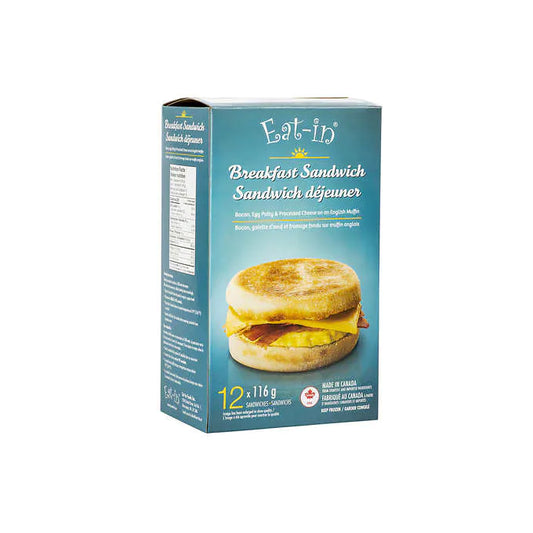 Eat In Bacon and Egg English Muffin