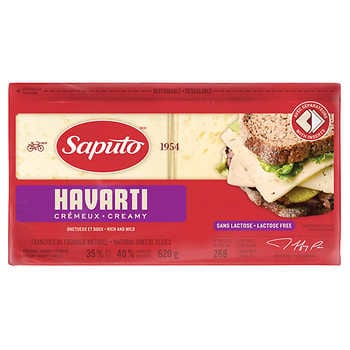 Saputo Creamy Havarti Sliced Cheese