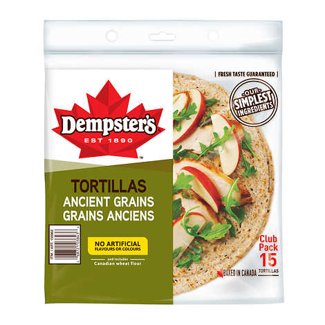 Dempsters 10-in Ancient Grains Tortillas Pack of 15
