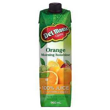 Del Monte Orange Morning Sunshine Juice