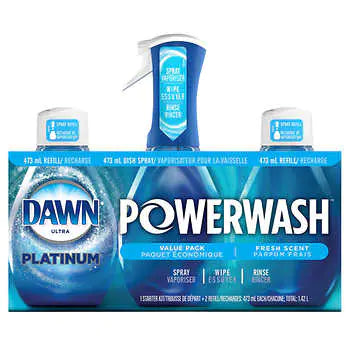 Dawn Platinum Powerwash Dish Spray with Refills