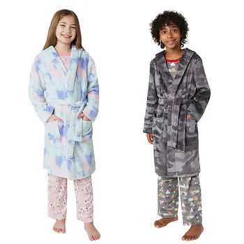 Eddie Bauer Kids Robe and 2-piece Pyjama Set