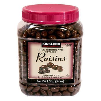 Kirkland Signature Milk Chocolate Raisins 1.53 kg (3.3 lb)