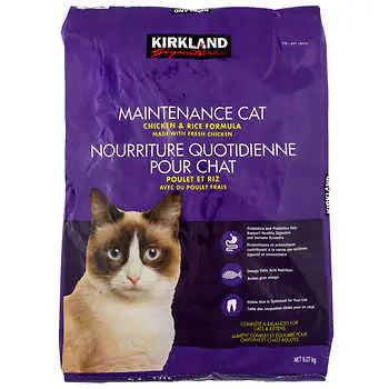 Kirkland Signature Maintenance Chicken & Rice Formula Cat Food