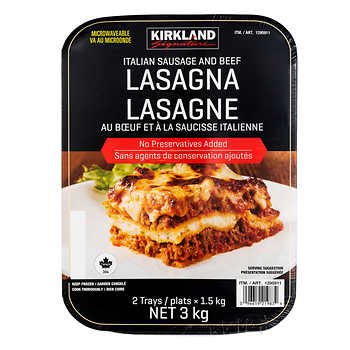 Kirkland Signature Lasagna