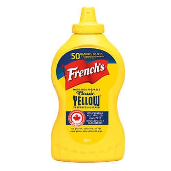 French’s Yellow Mustard, 2 x 830ml