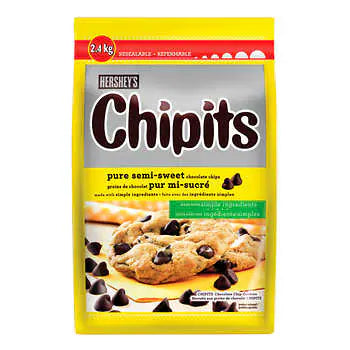 Hershey’s Chipits Pure Semi-sweet Chocolate Chips, 2.4 kg