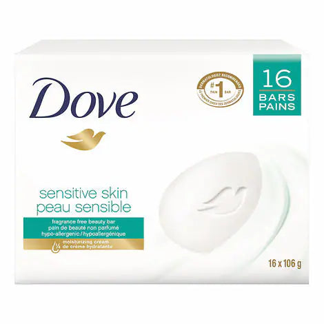 Dove Sensitive Skin Soap Bar 16-pack