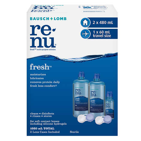 Renu Fresh Multi-Purpose Solution 2 x 480 ml + 60 ml