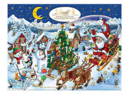 Lindt Christmas Chocolate Treat Bags