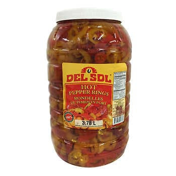 Del Sol Hot Pepper Rings 3.78 L