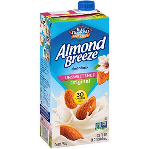 Almond Breeze Unsweetened Almond Milk, 946ml