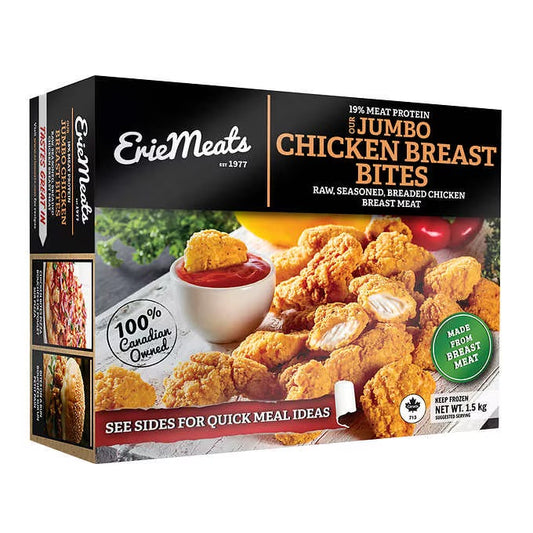 Erie Meats Frozen Chicken Breast Bites 1.5 kg