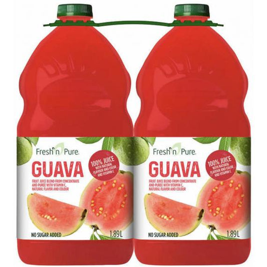 Fresh Pure Guava Juice, 2 X 1.89 L