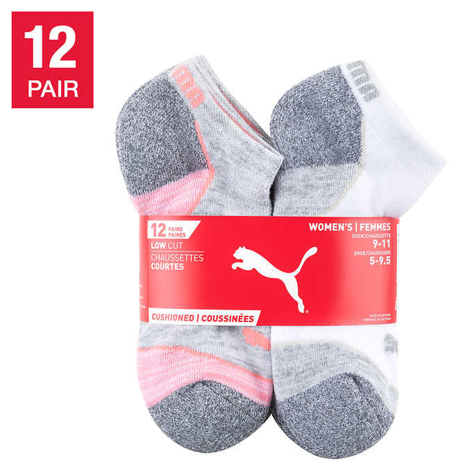 Puma Women's Athletic Sock, 12-pack