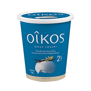 OIKOS Vanilla 2% Greek Yogurt